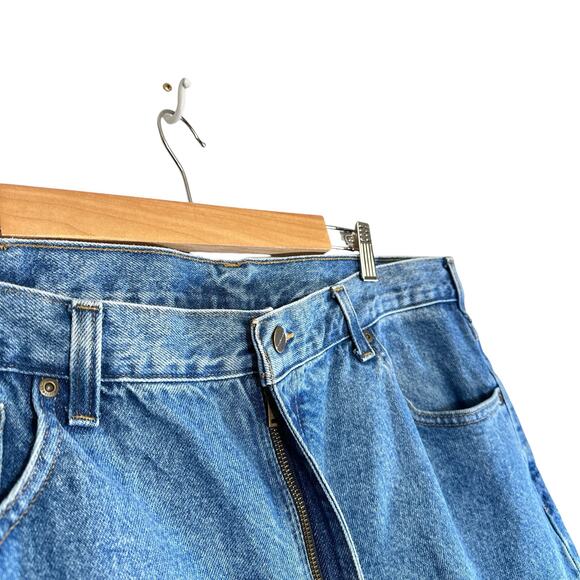 Carhartt B18 Traditional Fit Tapered Denim Jeans Stonewash Medium Blue 40x30 - Picture 5 of 15